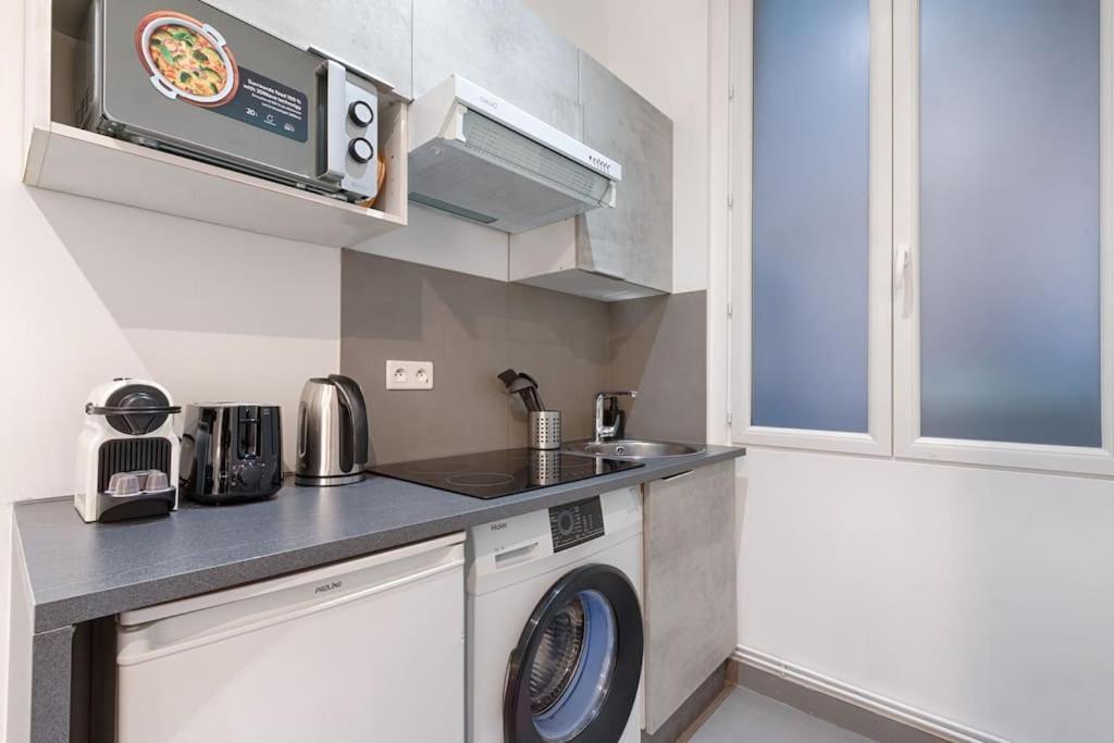 Batignolles Lemercier Cosy Apartment 4P-1Br Paris Exterior foto