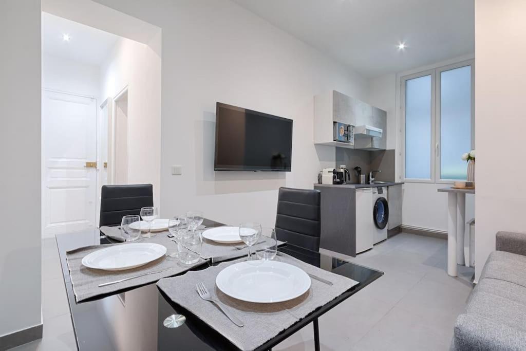 Batignolles Lemercier Cosy Apartment 4P-1Br Paris Exterior foto